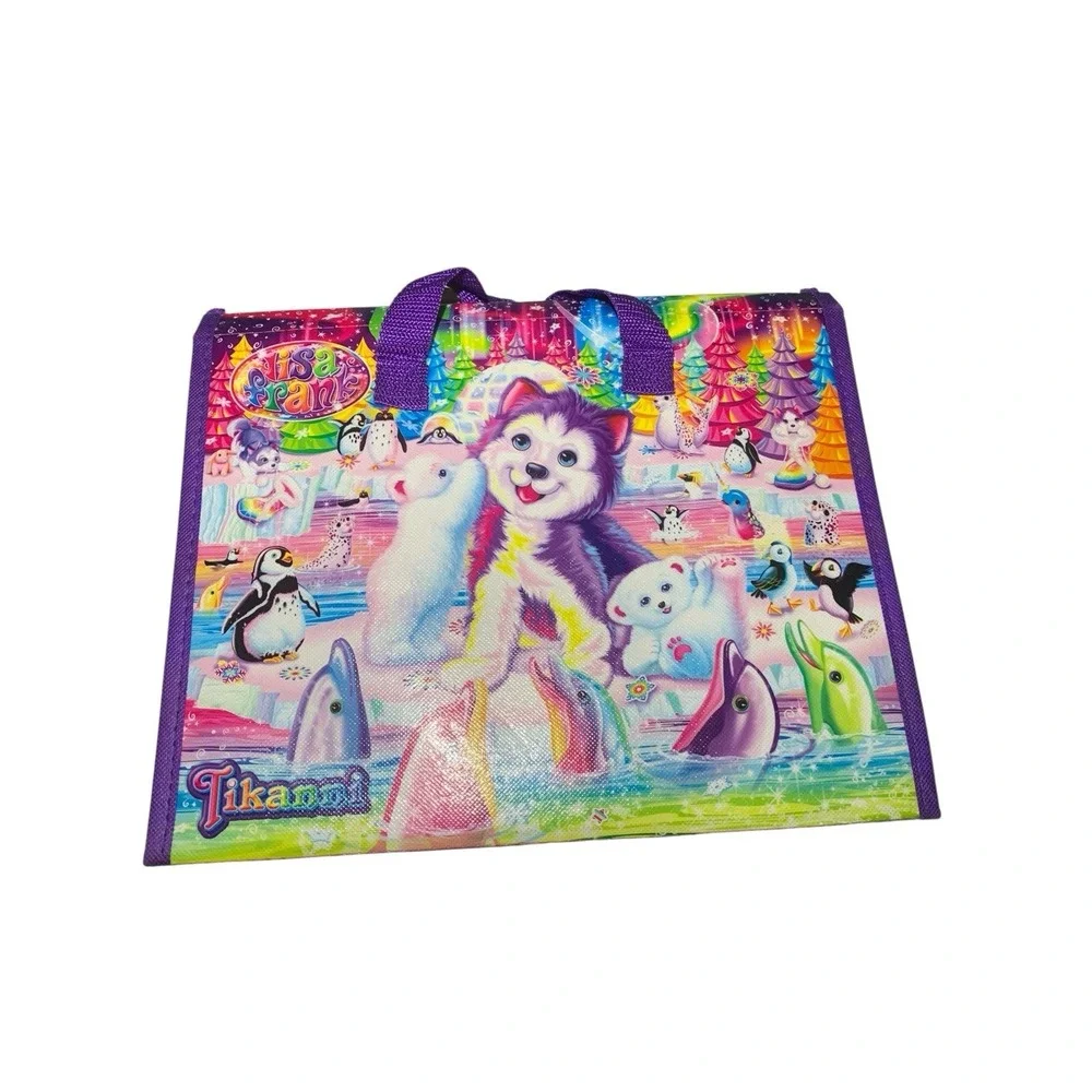 Lisa Frank Tikanni Husky Trifold Portfolio Storage Case Folder Art School SK045